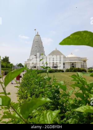 Le temple de Birla est situé à Jaipur, Rajasthan, Inde Banque D'Images