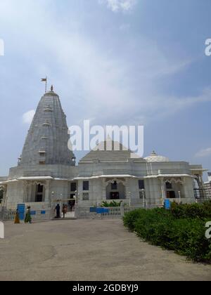 Le temple de Birla est situé à Jaipur, Rajasthan, Inde Banque D'Images