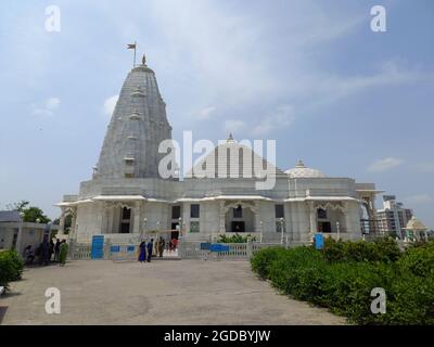 Le temple de Birla est situé à Jaipur, Rajasthan, Inde Banque D'Images