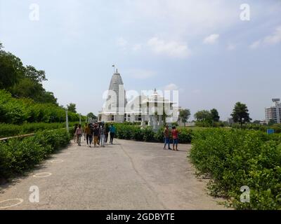 Le temple de Birla est situé à Jaipur, Rajasthan, Inde Banque D'Images