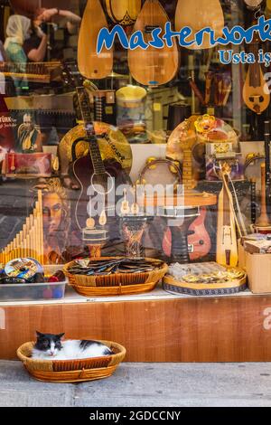 Principales attractions éditoriales d'Istanbul Banque D'Images