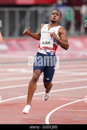 Photo du dossier datée du 31-07-2021 de CJ Ujah de Grande-Bretagne. Date de publication : jeudi 12 août 2021. Banque D'Images