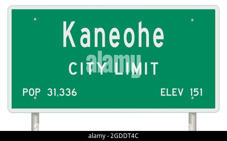 Affichage d'un panneau vert indiquant la ville Banque D'Images