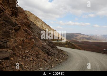 Landschaft des Denali Nationalpark, vormals Mount Mc Kinley Nationalpark, Denali National Park and Preserve, Alaska, États-Unis. Banque D'Images