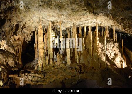 Grotte Han sur Lesse en Belgique Banque D'Images