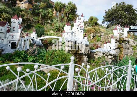 Château de fées sur l'Explanade occidentale à Southend on Sea, Royaume-Uni Banque D'Images