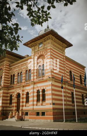 Plan vertical de la synagogue Choral de Samara, Russie Banque D'Images