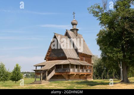 Église en bois de Saint-Nicolas (église de Saint-Nicolas du village de Glotovo). Suzdal, Russie Banque D'Images