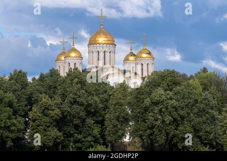 Cathédrale de la Dormition ou cathédrale de l'Assomption à Vladimir, en Russie Banque D'Images