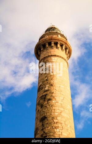 Phare néoclassique de Cabo de Palos, un jour ensoleillé d'été Banque D'Images