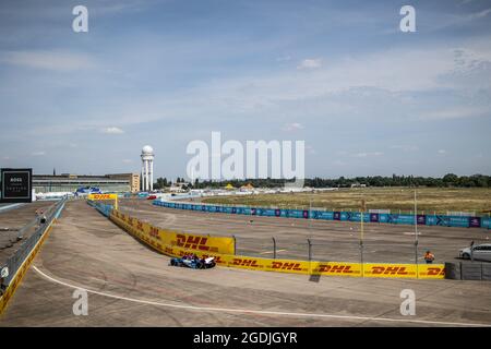 Berlin, Allemagne . 13 août 2021. 27 Dennis Jake (gbr), BMW i Andretti Motorsport, BMW IFE.21, action pendant l'ePrix de Berlin 2021, 8e réunion du Championnat du monde de Formule E 2020-21, sur le circuit de rue de l'aéroport de Tempelhof du 14 au 15 août, à Berlin, Allemagne - Germain photo Hazard / DPPI crédit: Agence photo indépendante/Alamy Live News Banque D'Images