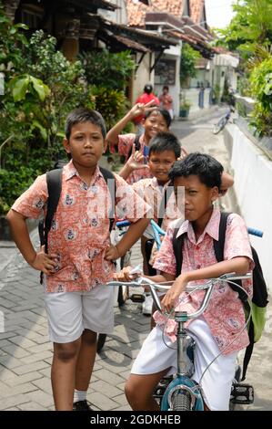 Yogyakarta, scènes de rue du centre de Java, Indonésie Banque D'Images