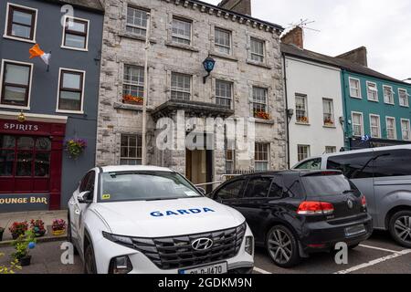 Carrickmalss, comté de Monaghan, Irlande, 12 août 2021, devant la gare de Garde de Carrickmalss Banque D'Images