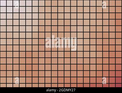 Résumé Illustration d'art génératif pixel de couleur géométrique Illustration de Vecteur