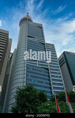 Singapour - 8 juillet 2020 : faible angle de revenu à Singapour Banque D'Images