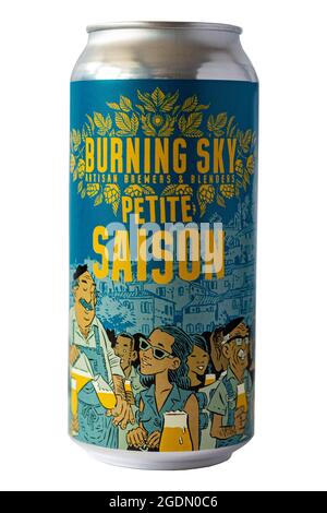 Burning Sky Artisan Brewers & blenders - petite saison - Alc3.5% abv. Banque D'Images