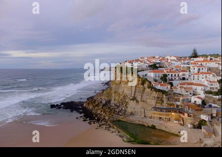 Portugal Praia das Maçãs Banque D'Images