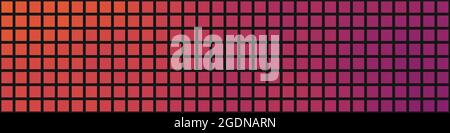 Résumé Illustration d'art génératif pixel de couleur géométrique Illustration de Vecteur