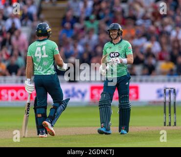 Colin Ingram et Sam Billings d'Oval invincibles dans la centaine Banque D'Images