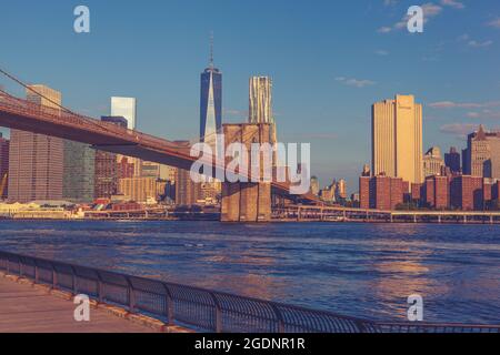 Rues de Dumbo New York Banque D'Images