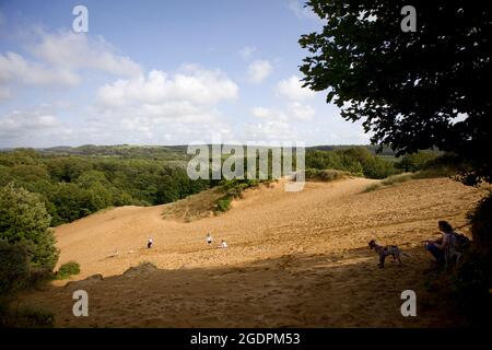 Merhyr Mawr Sand Dunes, Bridgend, pays de Galles Banque D'Images