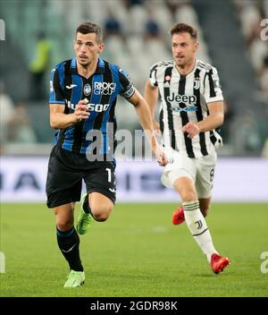 Remo Freuler (Atalanta) pendant le match de football pré-saison amicale entre Juventus FC et Atalanta le 14 août 20 / LM Banque D'Images