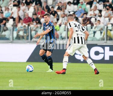 Remo Freuler (Atalanta) lors du match de football pré-saison entre Juventus FC et Atalanta BC le 14 août 2021 au stade Allianz à Turin, Italie - photo Nderim Kaceli / DPPI Banque D'Images