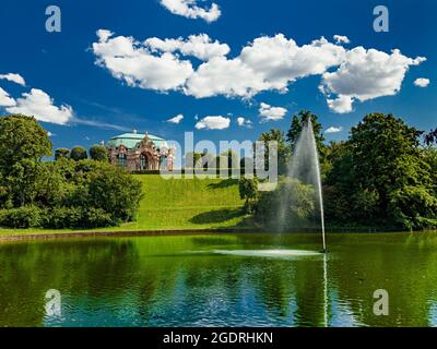 Wallpavillon Zwinger, Dresde, Allemagne Banque D'Images