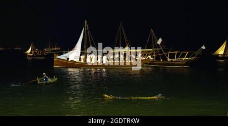 Bateau traditionnel arabe - QATAR Banque D'Images