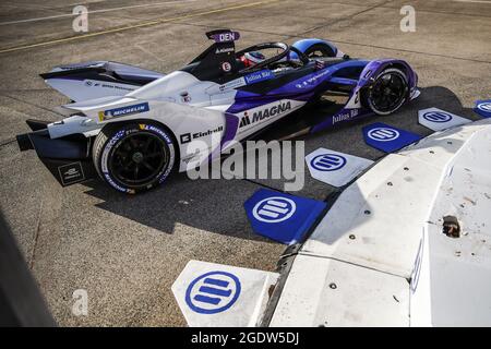 Berlin, Allemagne. 15 août 2021. 27 Dennis Jake (gbr), BMW i Andretti Motorsport, BMW IFE.21, action pendant l'ePrix de Berlin 2021, 8e rencontre du Championnat du monde de Formule E 2020-21, sur le circuit de rue de l'aéroport de Tempelhof du 14 au 15 août, à Berlin, Allemagne - photo Xavi Bonilla/DPPI crédit: Agence photo indépendante/Alamy Live News Banque D'Images