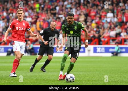 NOTTINGHAM, Royaume-Uni, 14 AOÛT Dominic Solanke de l'AFC Bournemouth en action lors du match de championnat Sky Bet entre Nottingham Forest et Bournemouth au City Ground, Nottingham, le samedi 14 août 2021. (Crédit : Jon Hobley | MI News) Banque D'Images