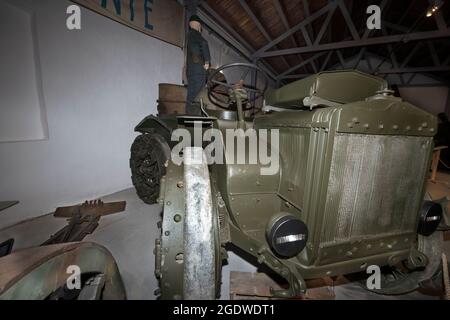 Musée de l'artillerie, fort de Bramafam, Bardonecchia (to), Italie Banque D'Images