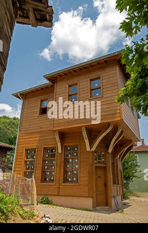 Le village d'Uçmakdere, qui est relié au district de Şarköy dans la province de Tekirdağ en turquie. Il y a beaucoup de maisons anciennes dans le village d'uçmakdere. Banque D'Images