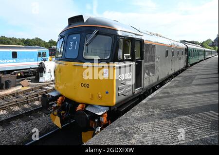 'sea King' une locomotive de classe 33. Banque D'Images