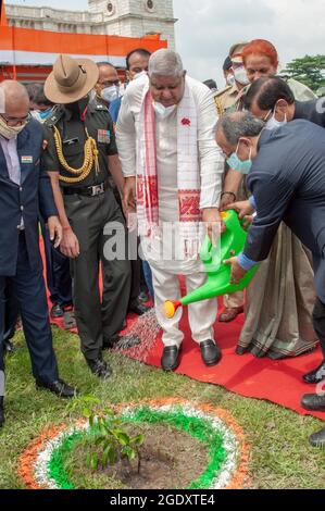 Kolkata, Inde. 14 août 2021. Célébration Azadi Ka Amrit MahotSAV à Kolkata lors de la commémoration du 75e jour de l'indépendance de l'Inde. (Photo par Amlan Biswas/Pacific Press) crédit: Pacific Press Media production Corp./Alay Live News Banque D'Images