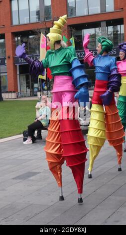 Merci Manchester » mis sur le Manchester Council Banque D'Images