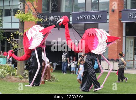 Merci Manchester » mis sur le Manchester Council Banque D'Images