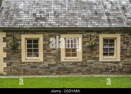 détail de l'architecture géorgienne dans un bâtiment Banque D'Images