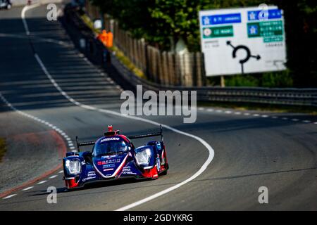 32 Jamin Nico (fra), Aberdein Jonathan (zaf), Maldonado Manuel (vnl), United Autoports USA, Oreca 07 - Gibson, action pendant la journée d'essai du Mans avant le 4e tour du Championnat du monde d'endurance FIA 2021, FIA WEC, sur le circuit de la Sarthe, le 15 août 2021 au Mans, France - photo Joao Filipe / DPPI Banque D'Images