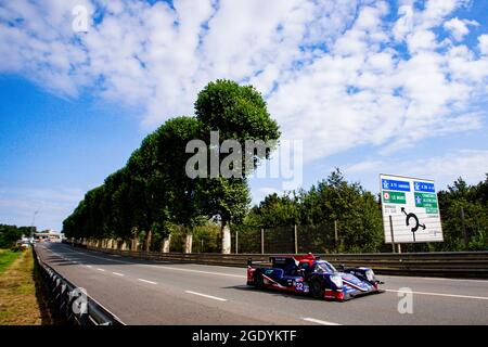 32 Jamin Nico (fra), Aberdein Jonathan (zaf), Maldonado Manuel (vnl), United Autoports USA, Oreca 07 - Gibson, action pendant la journée d'essai du Mans avant le 4e tour du Championnat du monde d'endurance FIA 2021, FIA WEC, sur le circuit de la Sarthe, le 15 août 2021 au Mans, France - photo Joao Filipe / DPPI Banque D'Images
