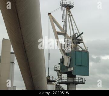 Usine de production de béton et de ciment à ENCI, IJmuiden, pays-bas Banque D'Images