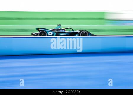 08 Turvey Oliver (gbr), Nio 333 FE Team, Nio 333 FE 001, action pendant l'ePrix de Berlin 2021, 8e réunion du Championnat du monde de Formule E 2020-21, sur le circuit de rue de l'aéroport de Tempelhof du 14 au 15 août, à Berlin, Allemagne - photo Xavi Bonilla / DPPI Banque D'Images