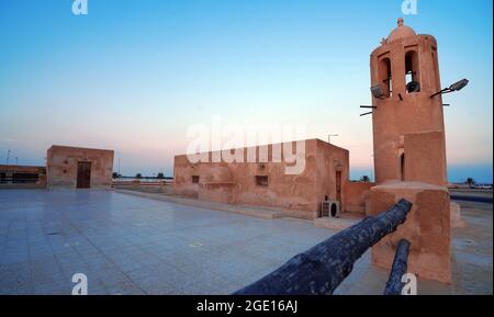 Mosquée al dahira de 150 ans - QATAR Banque D'Images