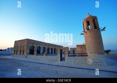 Mosquée al dahira de 150 ans - QATAR Banque D'Images
