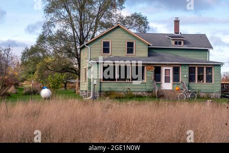 Ancienne ferme dans le pays Banque D'Images