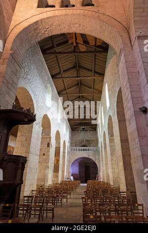 Gannat église peinte.Département Allier.Auvergne Rhône Alpes.France Banque D'Images