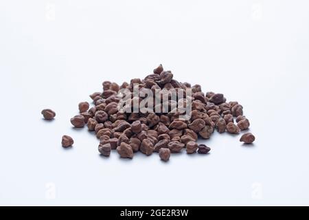Chick Peas ou Cicer, Cicer arietinum, Satara, Maharashtra, Inde Banque D'Images