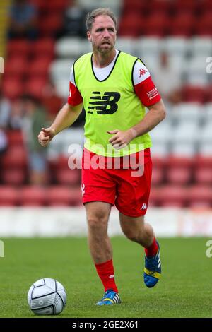 Keith Lowe de Kidderminster Harriers lors du match amical d'avant-saison à Aggborough, Kidderminster. Date de la photo: Samedi 24 juillet 2021. Banque D'Images