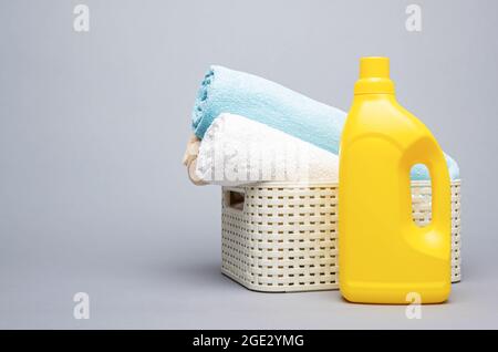 Détergent pour le lavage des vêtements. Banque D'Images