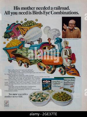 Publicité du magazine Vintage Life, numéro du 8 septembre 1972, États-Unis Banque D'Images